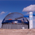 Galpão de armazenamento de carvão de estrutura de aço grande Span Dome